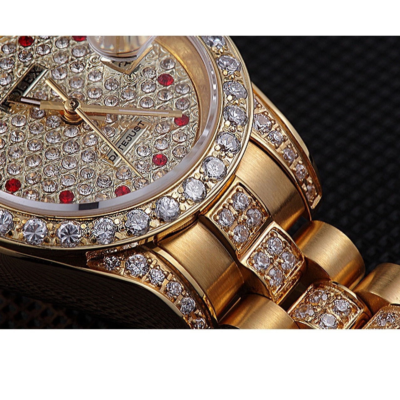 Aaa replica Dial 622023 Diamond DateJust Swiss Rolex Gold 0804